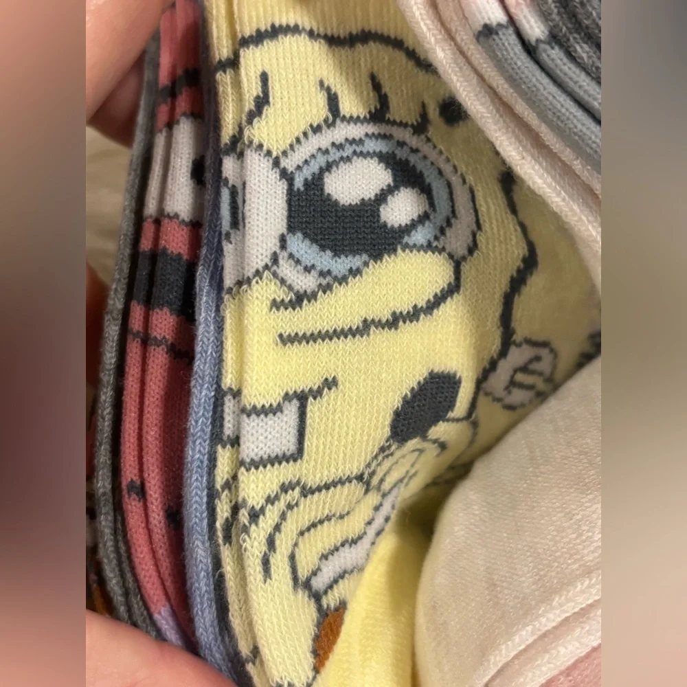 SpongeBob SquarePants 9 Pack No Show Socks